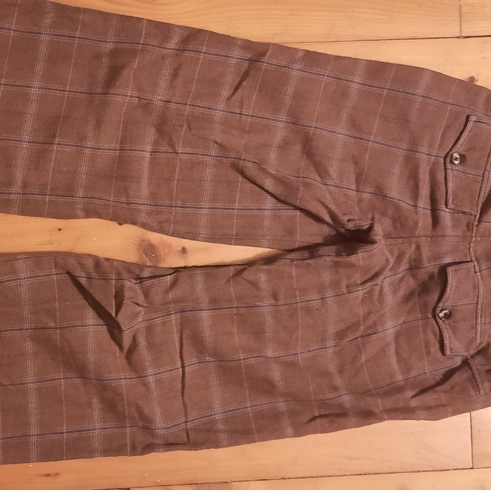 Free People Checkered Pants
